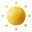 Icone soleil 3D